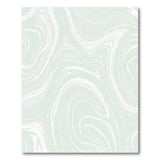 Mint Green Marble Swirl Area Rug