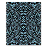 Geometric Modern Blue and Teal Teal Geometric Modern Area Rug