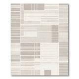 Modern Grey Geometric No. 5 Area Rug