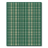Green Plaid Geometric Area Rug