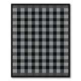 Rustic Farmhouse Rustic Black White Checkered Area Rug