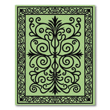 Green Ornate Persian Motif Area Rug