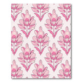 Pink Pink Floral Bloom Area Rug