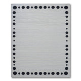 Modern Black Polka Dot Border Gray Area Rug
