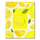 Fruit Pattern Sunny Lemon Slices Fruit Pattern Area Rug