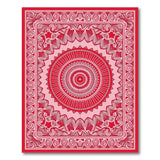 Ornate Red Mandala Persian Rug