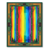 Rainbow Kayak Stripe Area Rug