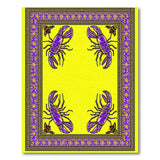 Purple Crab Coastal Area Rug