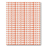 Red Bold Red Geometric Grid Area Rug