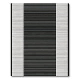 Bold Black White Vertical Stripe Black and White Area Rug