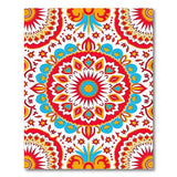 Multi-color and Patterns Vibrant Mandala Boho Area Rug