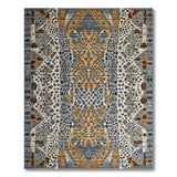 Grey Orange Heritage Tribal Area Rug