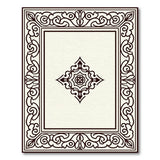 Beige and Neutral Ornate Beige Persian Border Area Rug