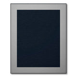 Sleek Black Geometric Area Rug