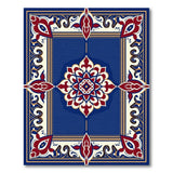 Blue and Teal Medallion Navy Blue Persian Medallion Area Rug