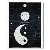 Cosmic Yin-Yang Geometric Area Rug