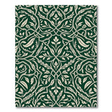 Elegant Green Floral Vine Area Rug