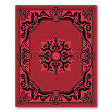 Red Ornate Red Persian Medallion Rug