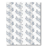 Grey Bellflower Floral Area Rug