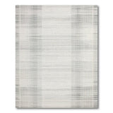 Geometric Modern Modern Grey Plaid Woven Area Rug