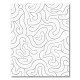 Abstract Area Grey Grey Abstract Wave Area Rug