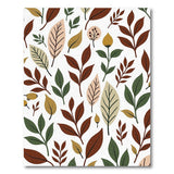 Autumn Leaves Multi-Color Botanical Area Rug