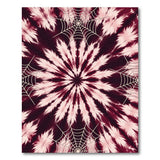 Spider Web Tie-Dye Area Rug