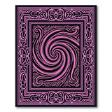 Hypnotic Pink Swirl Tribal Area Rug