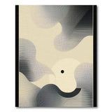 Abstract Fluid Waves Beige Area Rug