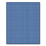 Navy Blue White Grid Woven Area Rug