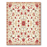 Traditional Persian Red Red Floral Persian Area Rug