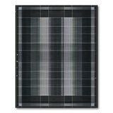 Black White Geometric Grid No. 6 Area Rug