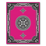 Pink Ornate Geometric Medallion Area Rug