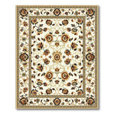 Ivory Gold Persian Floral Area Rug