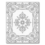 Elegant Grey Ornate Floral Persian Rug