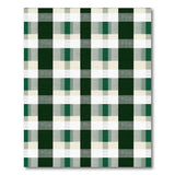 Rustic Black Green Buffalo Plaid Area Rug