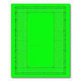 Green Emerald Green Geometric Modern Area Rug