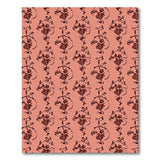 Floral Vintage Pink Vintage Pink Floral Motif Area Rug