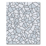 Modern Grey Mosaic Geometric Area Rug