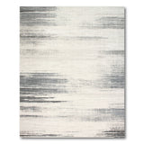 Sweeping Grey Streak Abstract Area Rug