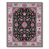 Traditional Persian Pink Exquisite Pink Floral Persian Area Rug