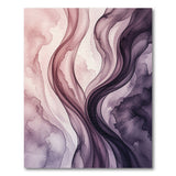 Ethereal Purple Flow Abstract Area Rug