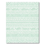 Green Heritage Tribal Elephant Area Rug