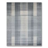 Geometric Modern Grey Modern Grey Grid Geometric Area Rug