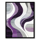Purple Wave Purple Abstract Wave Area Rug