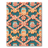 Whimsical Candy Lollipop Jar Pattern Rug