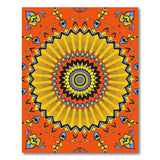 Vibrant Mandala Sunburst Area Rug