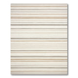 Geometric Modern Neutral Beige Grey Striped Area Rug