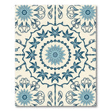Blue Floral Mandala Persian Area Rug