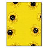 Yellow Smiling Sunflower Yellow Area Rug